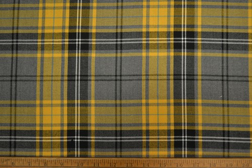 Polyviscose tartan fabric - fabric,