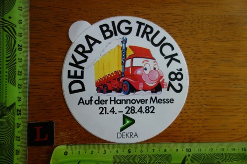 Old sticker trucker truck - trucker,