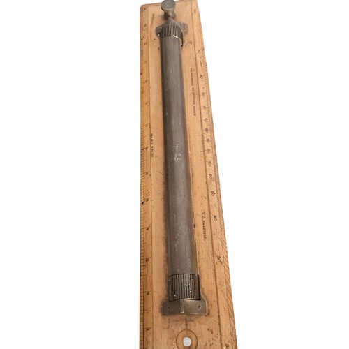 Antique wooden parallel rule - wooden,