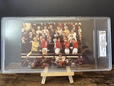 Bobby Moore Autographed 1979 England World Cup Winning Postcard