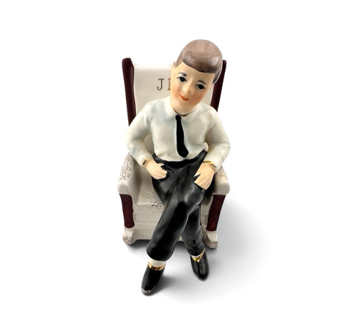 Jfk signed ceramic - jfk, figurine