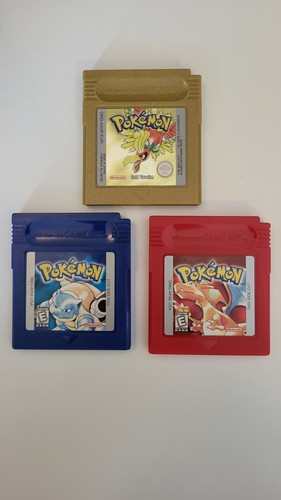 Pokemon red blue gold - blue,