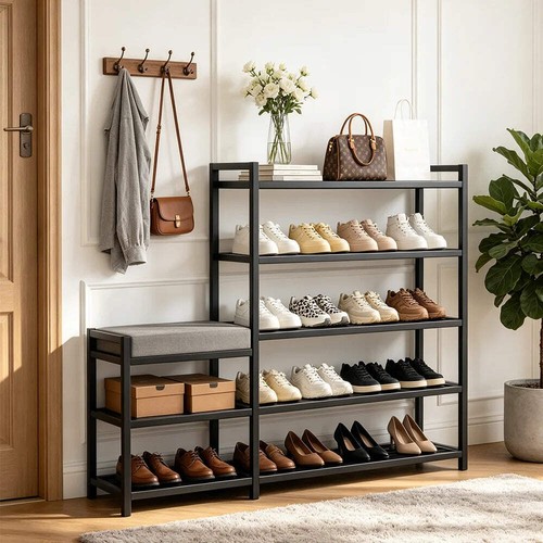 Multi tier shoe - multi-tier, rack