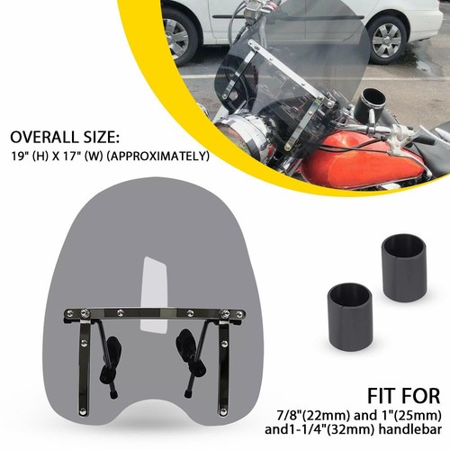 19x17 smoke windshield for - 19x17,