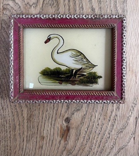 Swan indian vintage - swan, reverse