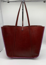 LaContrie Paris Feuillade Rope leather shoulder bag VGC handbag tote Medium size