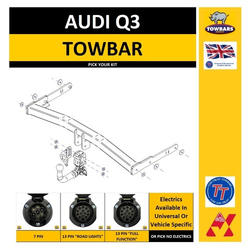 Detachable towbar for audi - detachable,