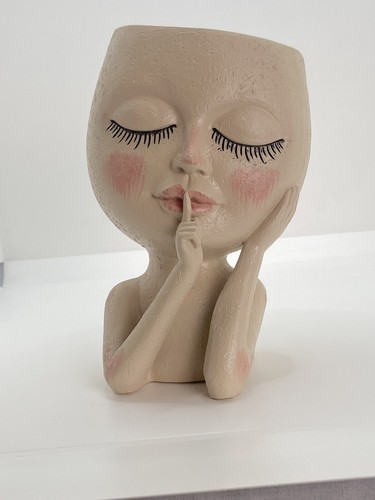 Cute closed eyes lady face - eyes,