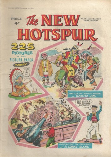 Hotspur comic issue 15 jan - hotspur,