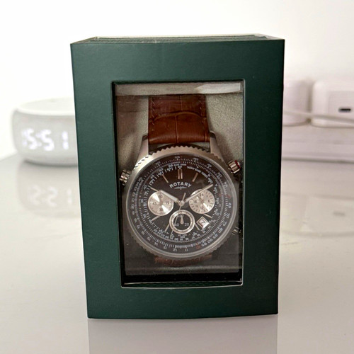 Rotary chronograph quartz date - rotary,