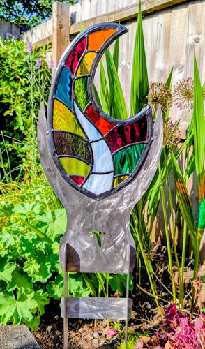 Palm sculpture hand made - -,