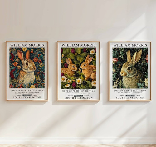 Set william morris rabbit - william,