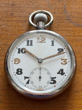Unitas 259 or 253 Military Pocket Watch G.S.T.P. GSTP 110583 XX 