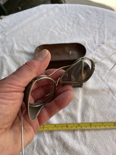 Antique vintage safety goggles - safety,