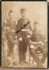 TRIMMED MILITARY CABINET CARD