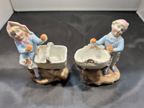 Pair antique conta and - pair,