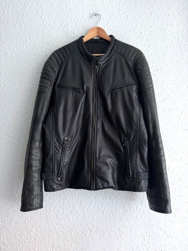 Men vintage black biker - vintage,