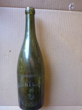 Antique Bryant & Sheil, Shepparton Owl Pictorial Ring Seal Beer Bottle