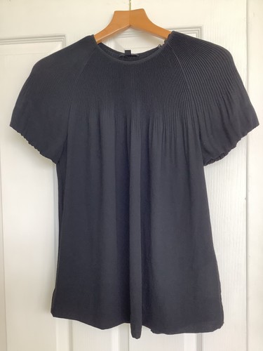 Cos pleated black top puff