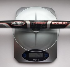 Answer Hyperlite carbon flat 3° MTB handlebar bar 580mm 25.4mm Rare Retro