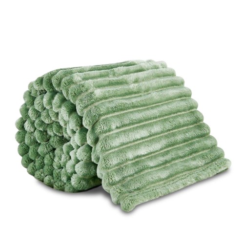 Chunky ribbed throw - chunky,