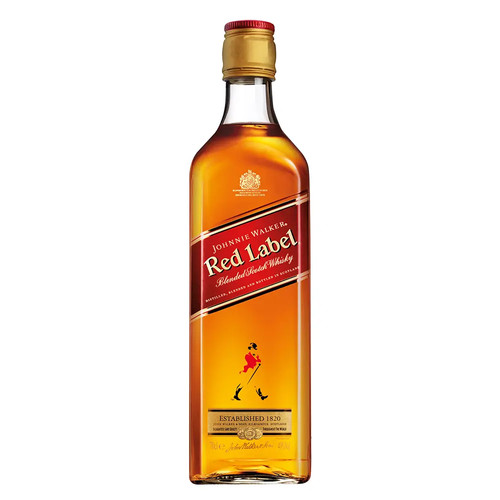 Johnnie walker red - johnnie, label