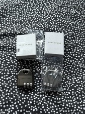 Longchamp gunmetal padlocks - gunmetal,