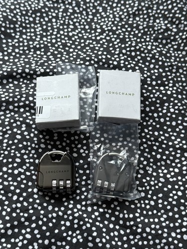 Longchamp gunmetal padlocks - longchamp,