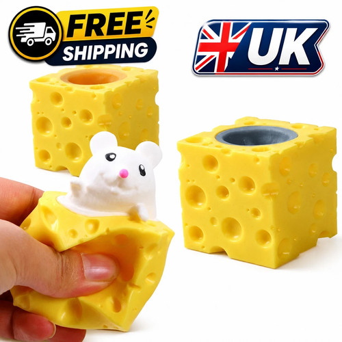 Pop mouse cheese squishy - up,