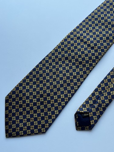Lewin tie mens blue - tie, gold