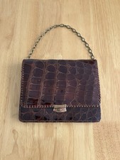 Vintage Real Crocodile Leather