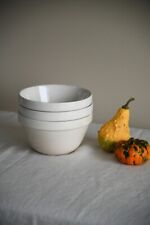 3 Vintage Pudding Bowls Basins