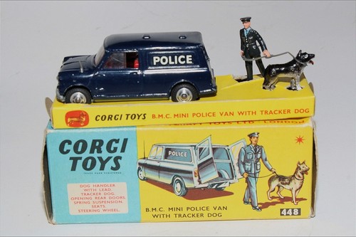 Corgi 448 police mini van - corgi, with