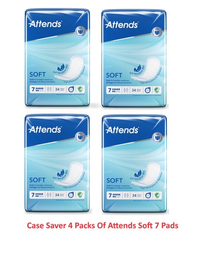Incontinence pads packs of - incontinence, 4