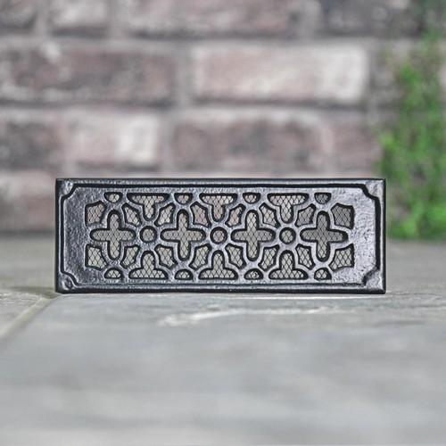 Flower design 1 black - design, 3.1"