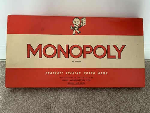 Vintage waddingtons monopoly - vintage,