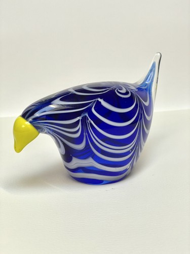 Art glass blue - art,