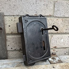 Antique Cast Iron Mortise Lock