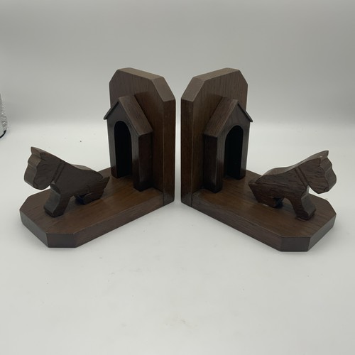 Vintage art deco oak book - art,