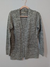 Grey Sequin Knit Cardigan |