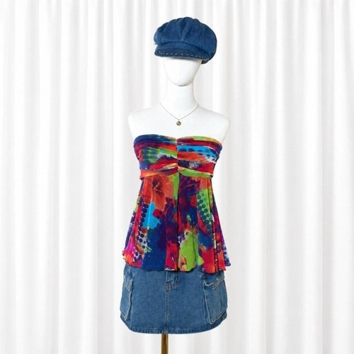 Vintage euro y2k strapless - vintage,