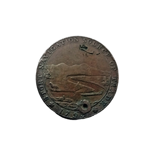1795 halfpenny conder token - 1795,