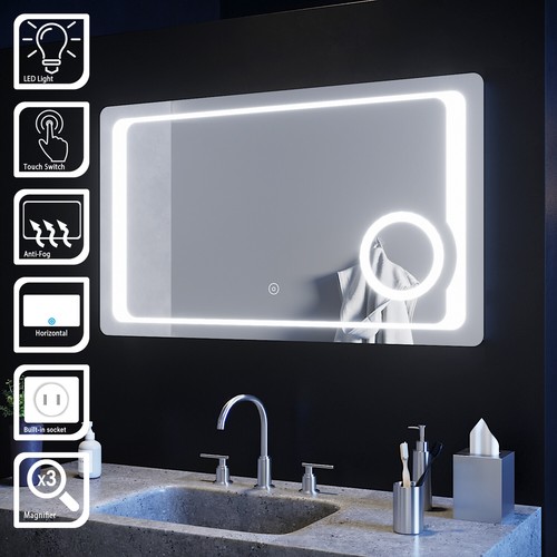 Led bathroom mirror with - bathroom,