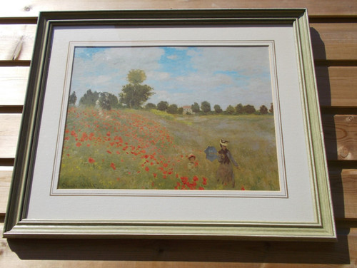 Beautiful framed claude monet - beautiful,