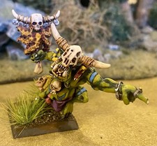 Warhammer Fantasy Savage Orc AOS Bonesplitterz OOP Shaman FineCast