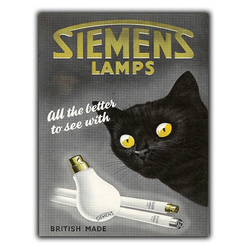Siemens lamps bulbs sign metal - lamps,