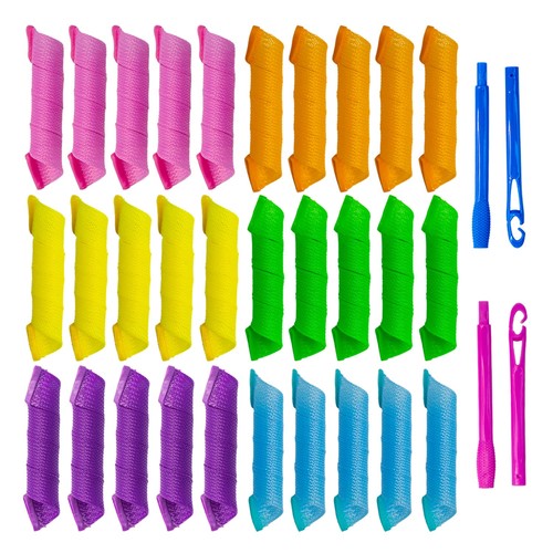 Pcs heatless hair curlers - hair,