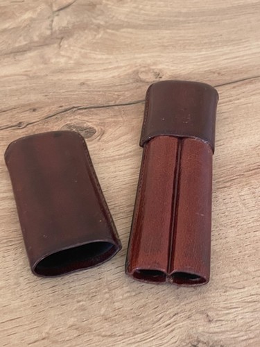 Vintage quality leather twin