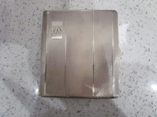 1964 Sterling Silver Cigarette Case By Joseph Gloster. Birmingham. 133 grams.