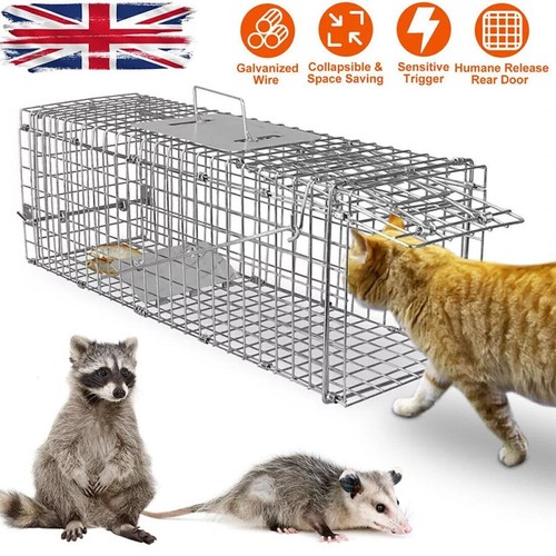 Live animal cage trap heavy - live,